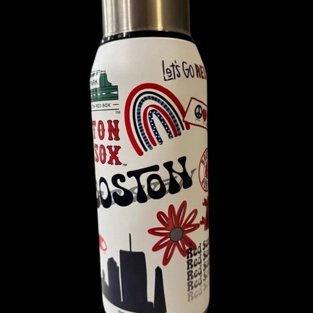 Boston Red Sox Stainless Steel 34 Oz Loco Thermos MLB Team Logos New with Tag - Picture 5 of 6